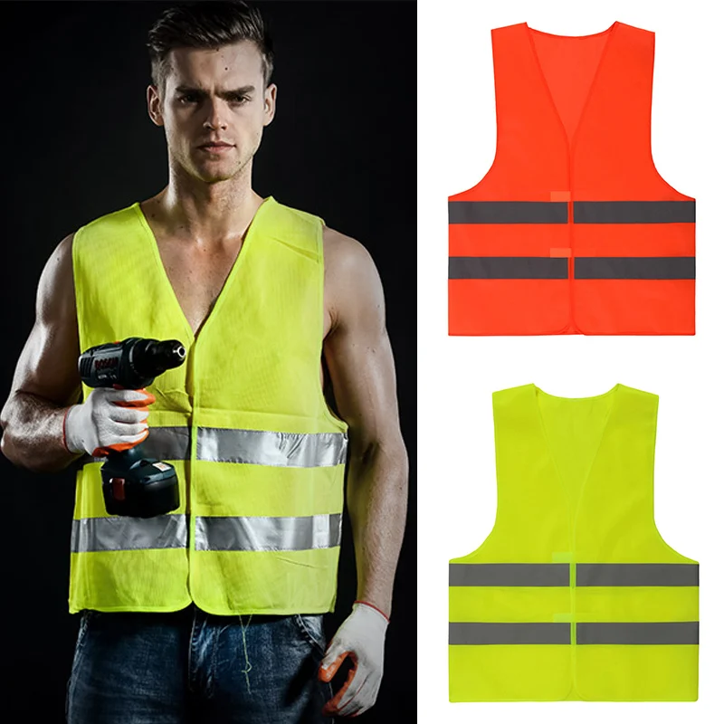 

Safety Reflective Vest Security Visibility Construction Traffic Warehouse LCC77