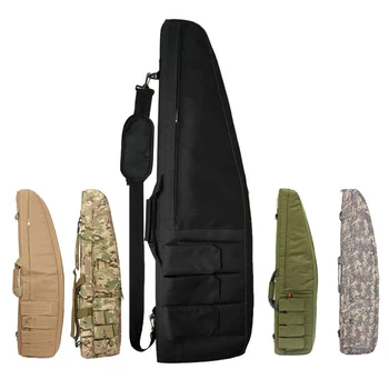 

Tactical Hunting Airsoft Rifle Carry Bag With Shoulder Strap Gun Protection Case Backpack 98cm Outdoor Fishing Bag