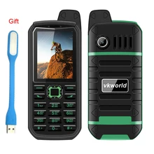 Русский vkworld камень V3 плюс 4000 мАч долгого ожидания телефона MTK6261 32 МБ Оперативная память 32 МБ Встроенная память 2.4 “двойной SIM Bluetooth FM радио факел