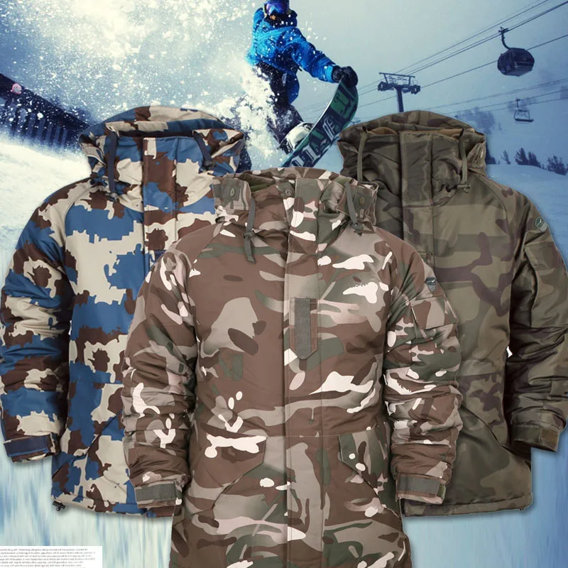 Edition SouthPlay Men's Waterproof 10,000mm White Sand Camo Warming