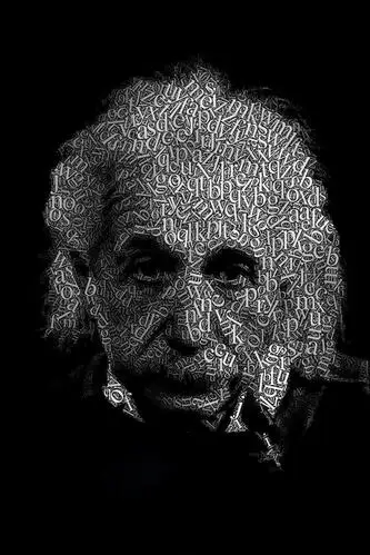 

Albert Einstein Digital art image Picture Art Wall Decor Silk Print Poster