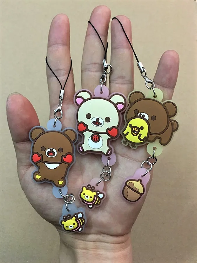Оригинальный японский аниме Rilakkuma резиновая силиконовая фигурка милый запах