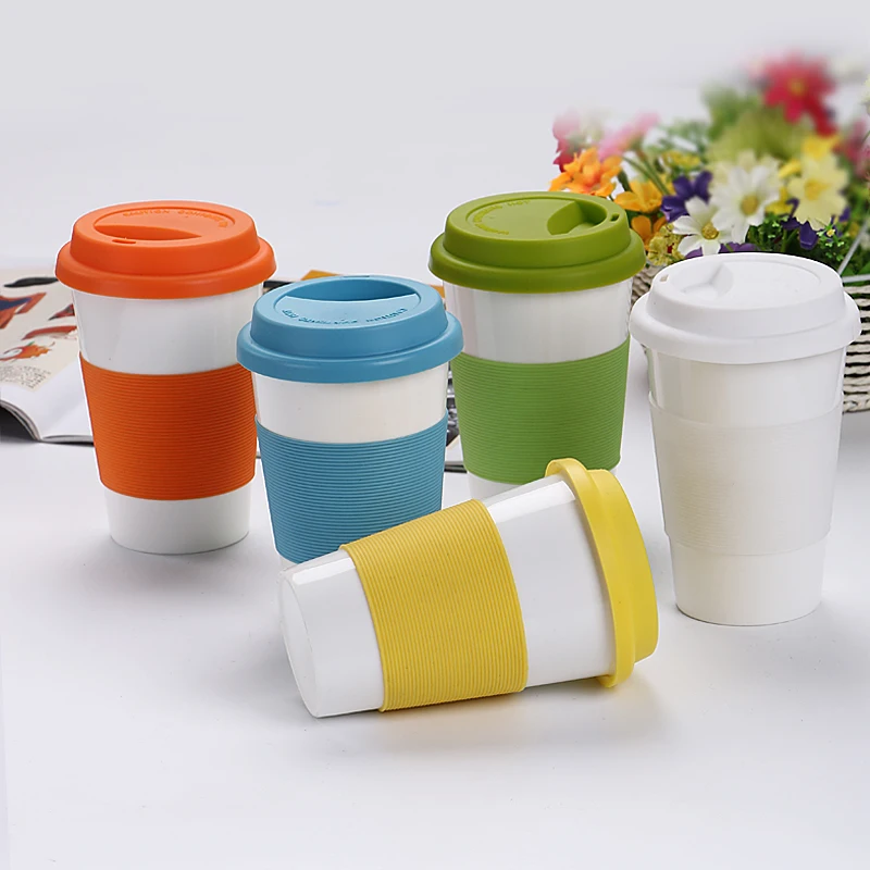 

350ml Ceramic Drinking Milk Bottle Coffee Couples Holder Bottle for Marble Tea Cups Set Ceramic Water Glass Pots