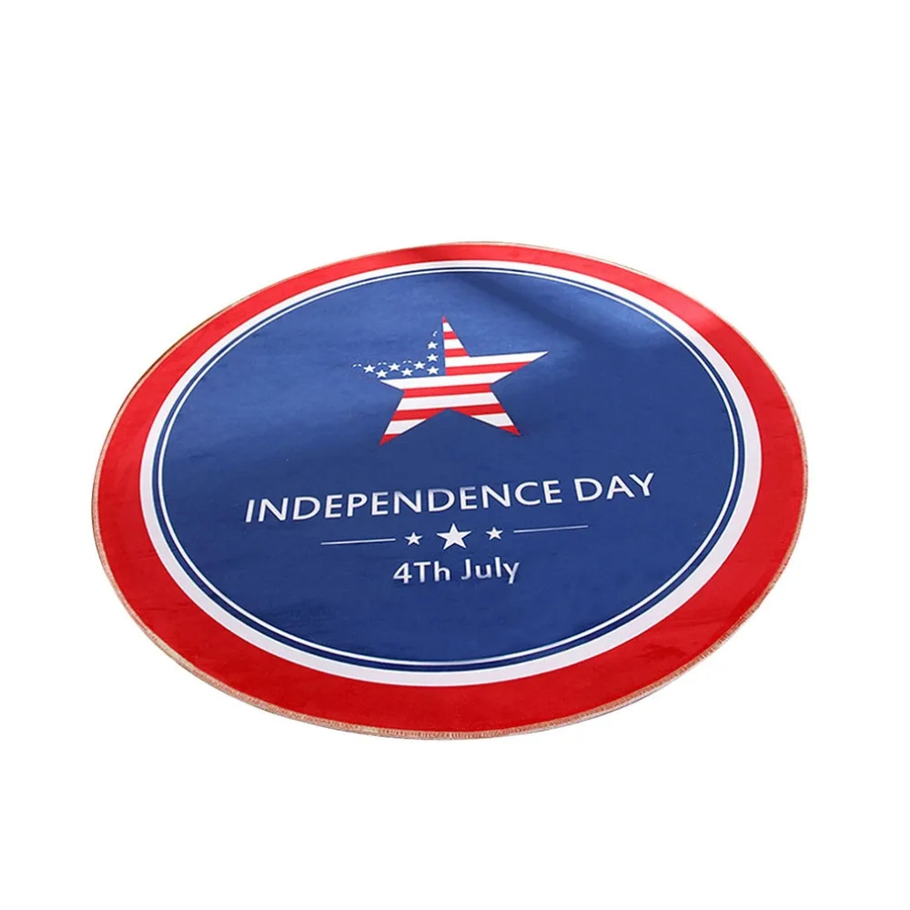 

Round Shaped Carpet Soft Carpets Anti-slip Rugs Superhero Computer Chair Mat Floor Mat for Home Kids Room
