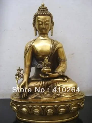 

collectable Collectibles Rare en laiton Bouddha de la Medecine Statue 20 cm discount 30%