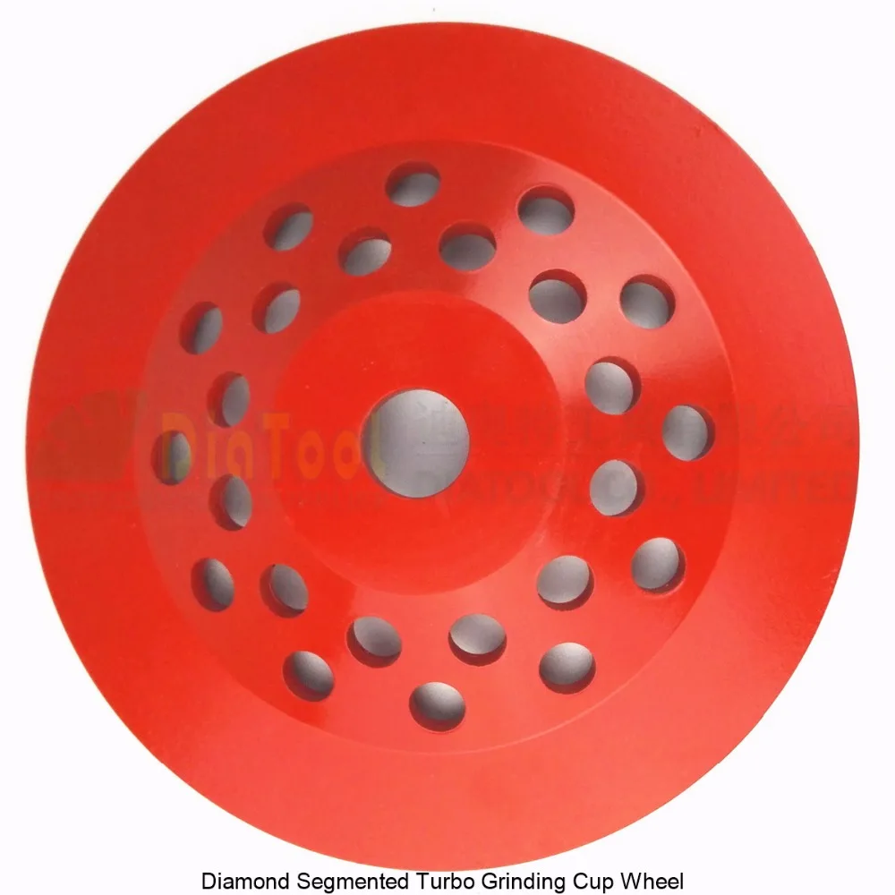 180mm Diamond Grinding Cup wheel for construction material, 7 inch Grinding disc, Segmented turbo type
