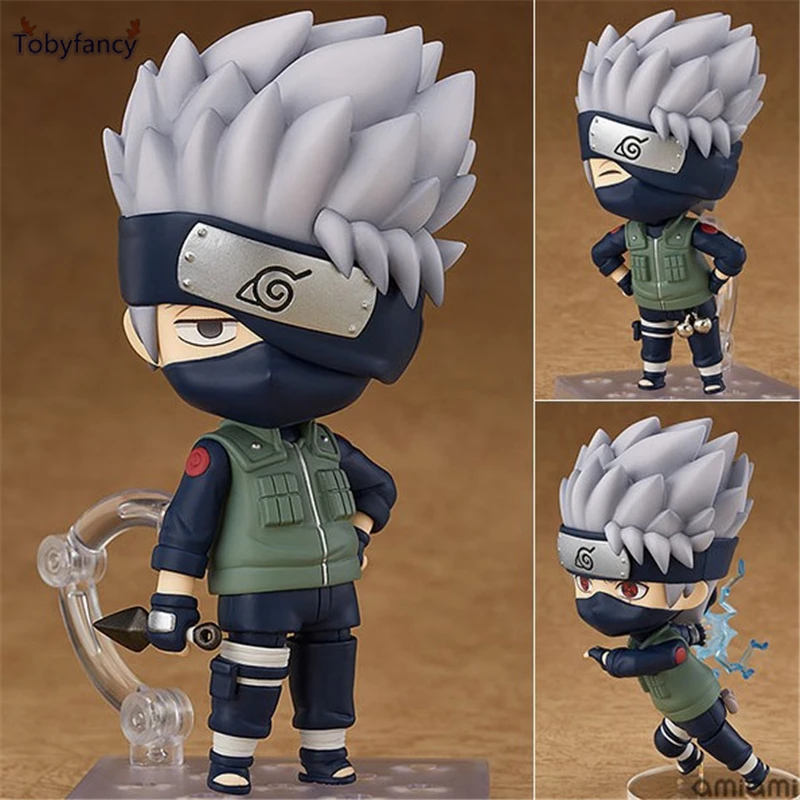 Tobyfancy Наруто Shippuden аниме Рисунок Хатаке Какаши Nendoroid 724 # ПВХ 10 см Коллекция Модель