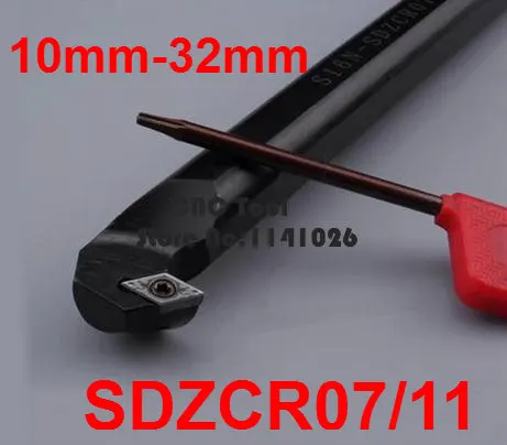1PCS 8mm 10mm 12mm 16mm 20mm 25mm S12M-SDZCR07 S16Q-SDZCR11 SDZCR07 SDZCR11 SDZCL07/11 the Right/Left Hand CNC Turning tools