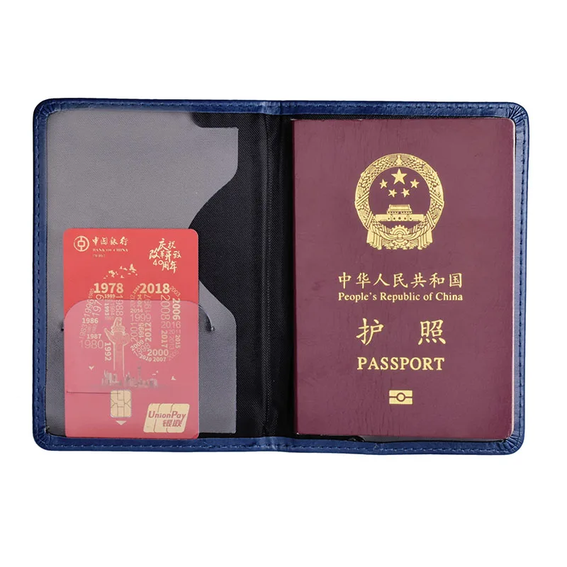 Custodia per passaporto israele in pelle Pu da viaggio custodia aperta sinistra portafoglio uomo donna custodia protettiva per porta carte di credito israeliana - immagine 3