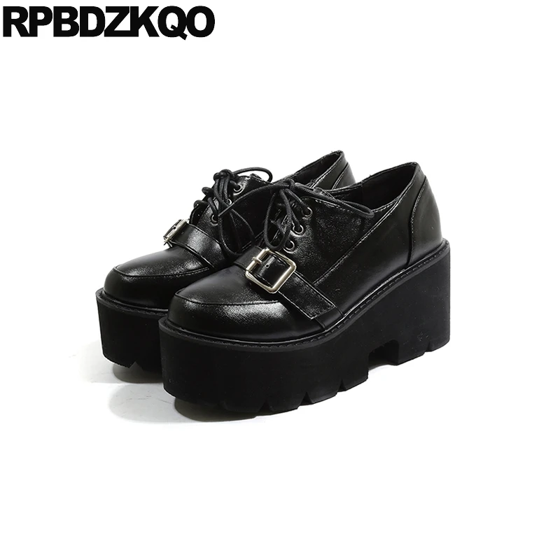 Zapatos Nuevo Tacón Alto Motocicleta Plataforma Gótico Botas Punk Botines  Mujer Barato Plataforma Negro Ata Para Arriba 2018 Cuña Flatform Mollete  Ciclista Señoras Chino Moda Femenino Corto|Botas hasta el tobillo| -  AliExpress