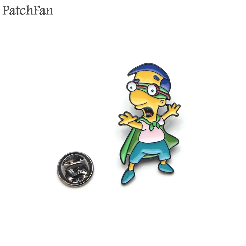Patchfan классический мультфильм ча цинка Эмаль на булавке Мода медаль para рюкзак