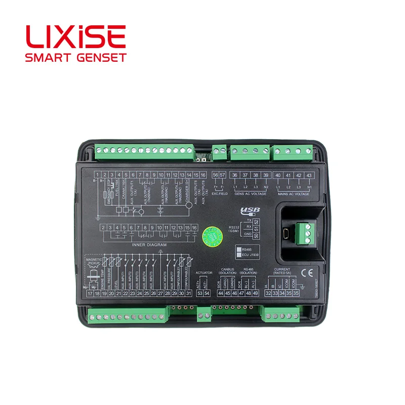 LXC6620 Lixise интеллектуальные удаленный мониторинг Генератор контроллер ОВД модуль
