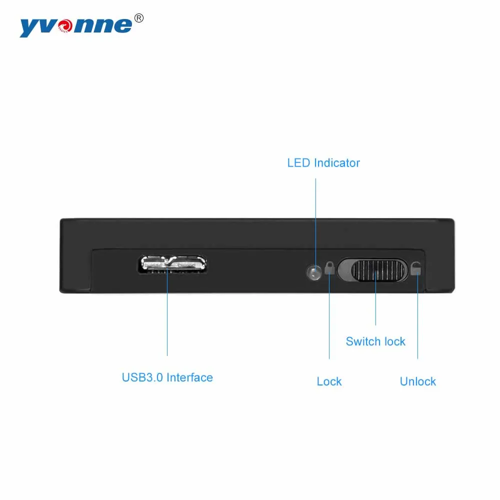 Yvonne HD215 2 5 &quotHDD/корпус SSD HDD 7/8 мм с Windows 98SE/ME/2000/XP/VISTA/7 и Mac SATA на USB 3 0|hdd enclosure|enclosure hddssd