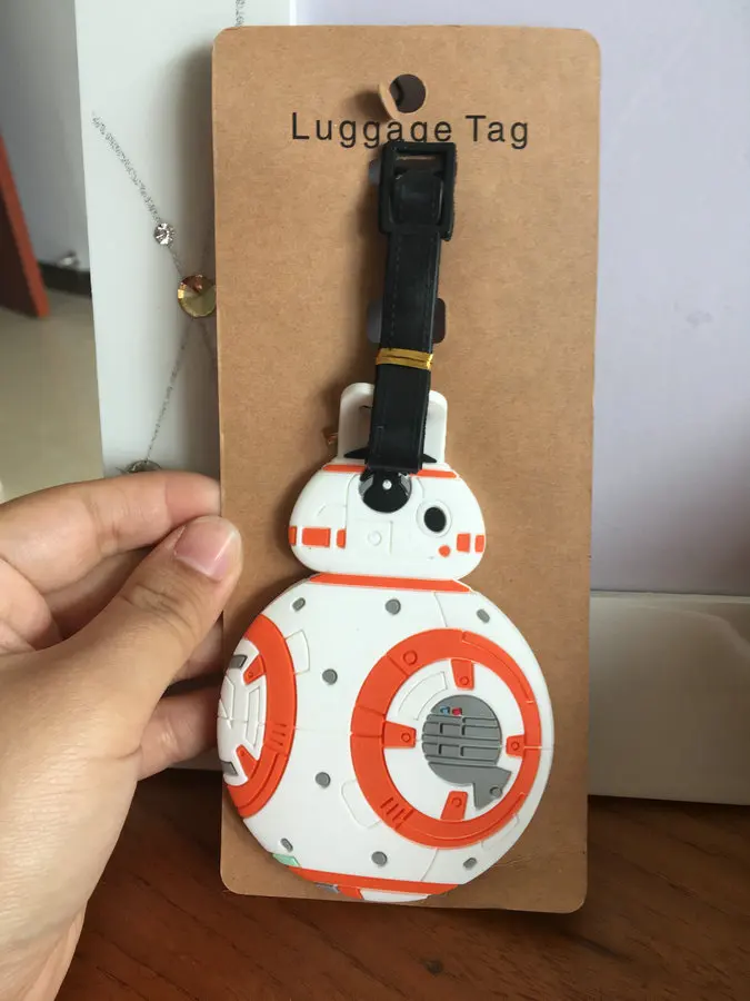 Handmade PVC Cartoon Cute Luggage Tag Doraemon Travel Accessories Suitcase ID Address Holder Baggage Boarding Tag Portable Label
