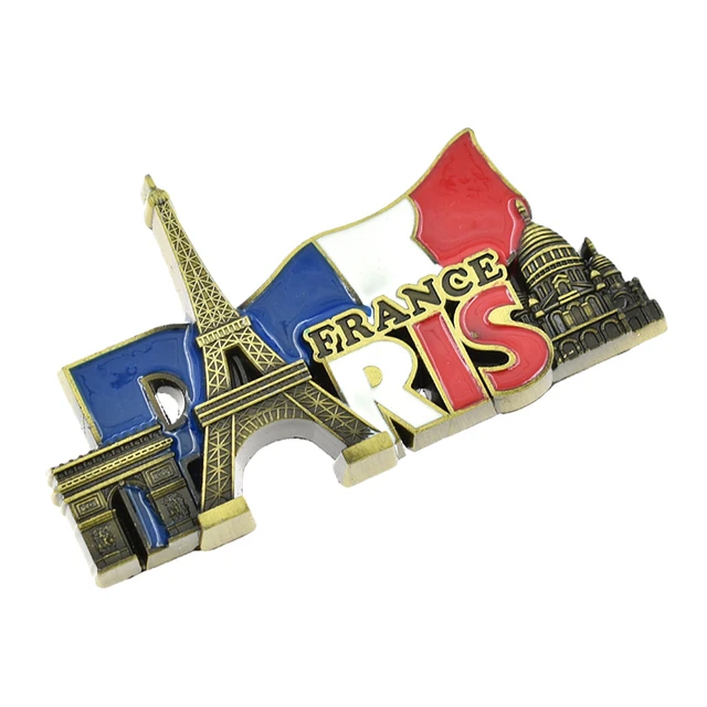 Paris Eiffel Tower Fridge Gift Famous Scenic Letter