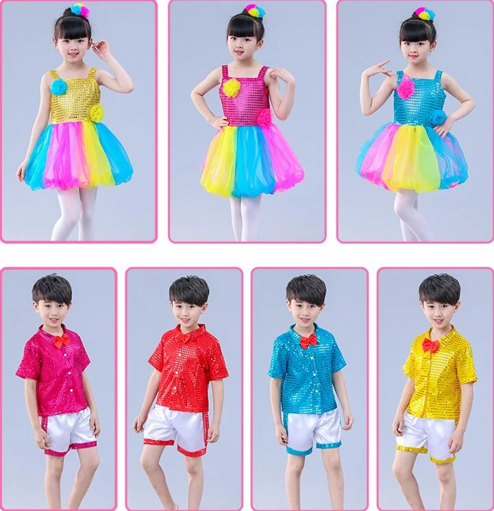 Trajes baile de Ballet para niños y niñas, vestido de baile de con lentejuelas, danza moderna, ropa baile para escenario|Ballet| - AliExpress