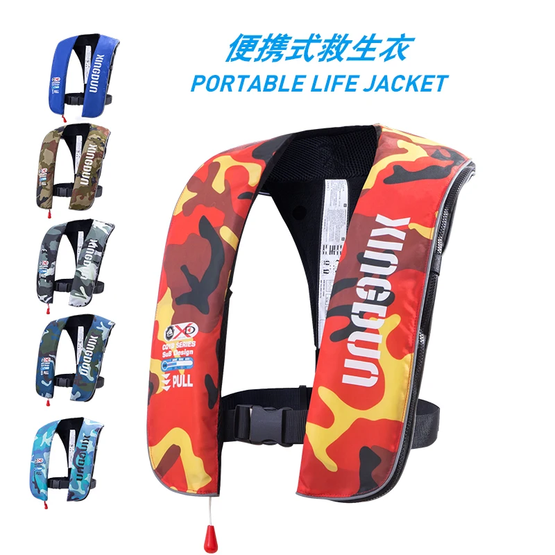 

Automatic Inflatable Life Jacket Professional Adult Swiming Fishing Life Vest Swimwear Water Sports Swimming Survival Jacket