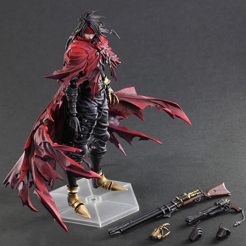

27cm Final Fantasy Vincent Valentine Turks PVC Action Figure Toy Doll Gift