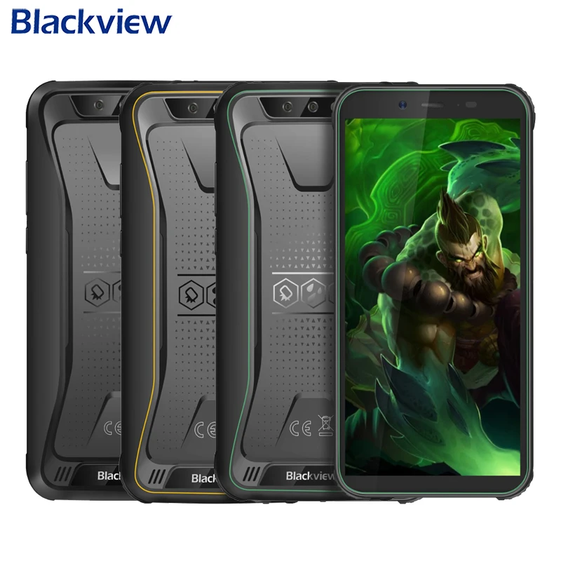 Оригинальный Blackview BV5500 Pro мобильный телефон 5,5 дюймов 3 ГБ + 16 Гб 4 ядра MT6739V Android 9,0 4400 Max две sim карты NFC Смартфон