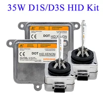 SKYJOYCE 35 Вт ксенон D1S HID ксенон комплект D1S 4300 К 5000 К D3S 6000 К D1R D3R HID лампы 35 Вт Автомобильная фара балласт комплект ксенон D1S