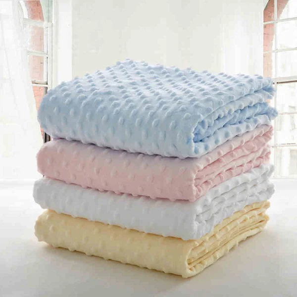 Supersoft Fleece Double Layer Newborn Baby Blanket 75*100Cmbaby