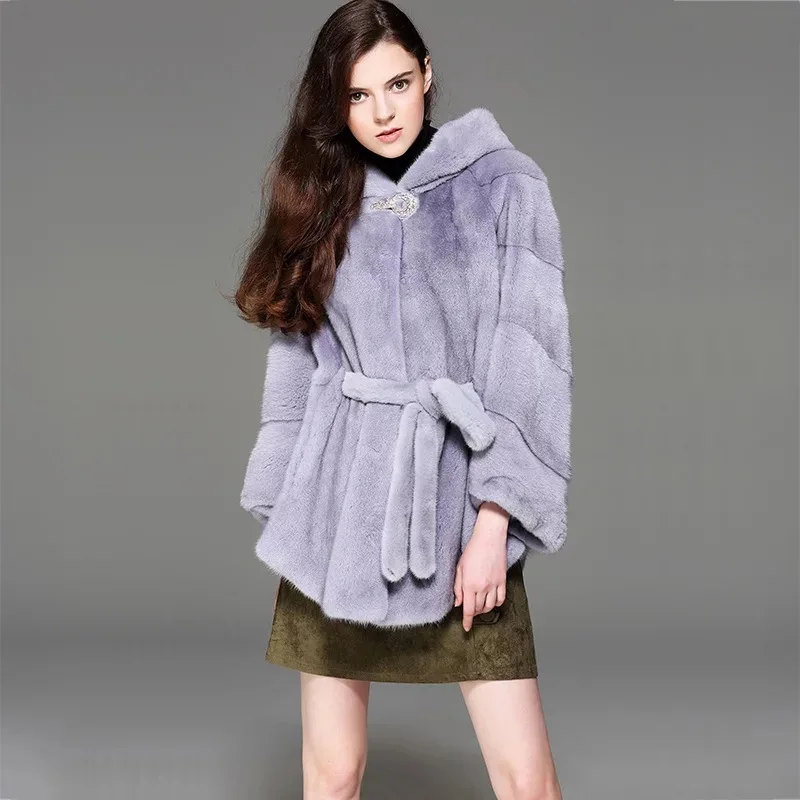 2017 брендовая роскошная женская куртка из натурального меха норки длинный стиль с