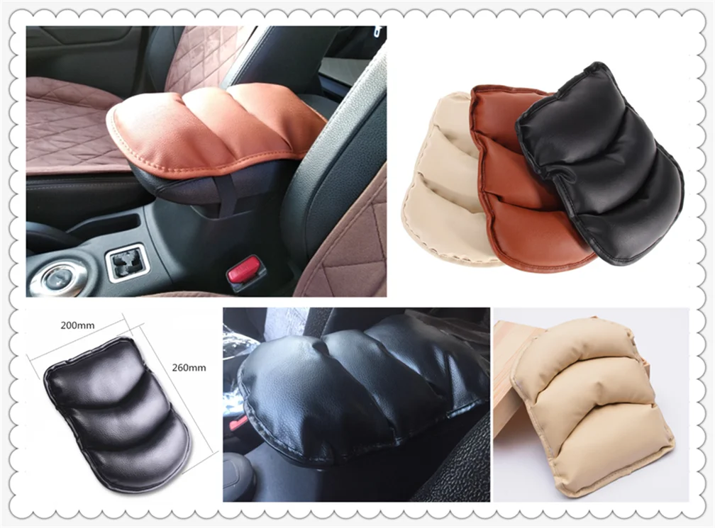 Car shape center console armrest box pad trolley with arm placement for Toyota FJ Cruiser RAV4 CROWN REIZ PRIUS COROLLA | Автомобили и
