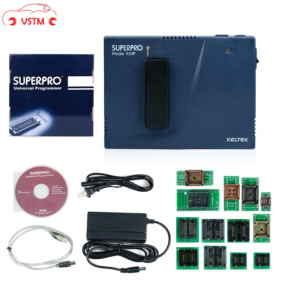Новое поступление 2019 оригинальный универсальный программатор Xeltek USB Superpro 610P с