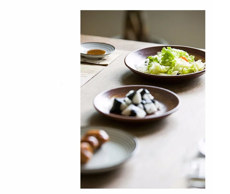 Antowall 7 шт./компл. японский Стиль Керамика набор посуды синий Кухня посуда в комплекте чаши посуда тарелки