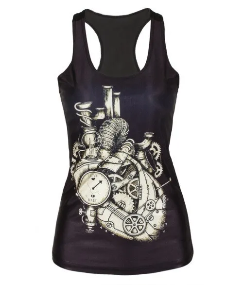 skull vest top womens