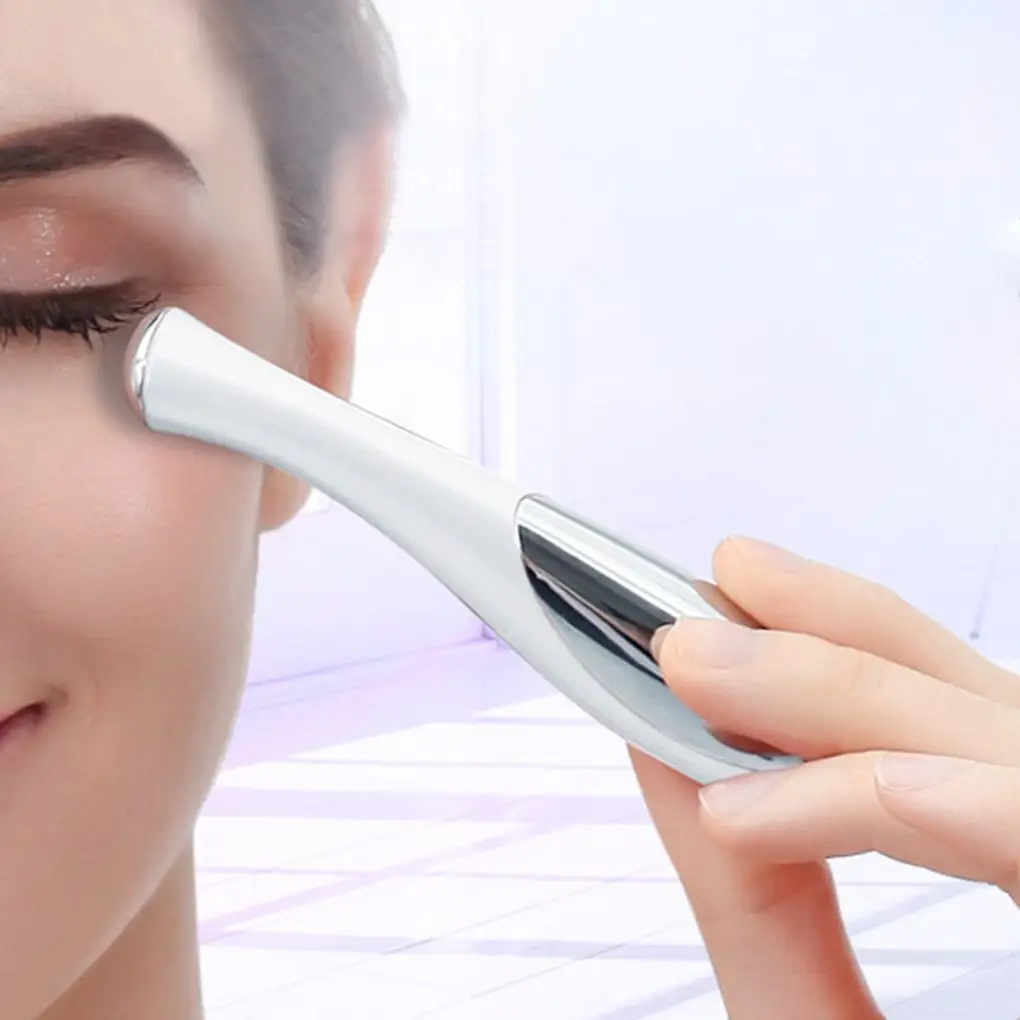 

2019 New Eye Vibration 42 Degree Heated Eye Massager Wand Relieves Dark Circles Puffiness Wrinkle Tools