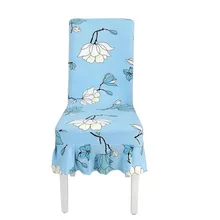 4Pcs/Lot Chair Covers Spandex Dining Room Chair Seat Cover Elastic Chair Slipcover Seat Chair Case Protector Housse de Chaise