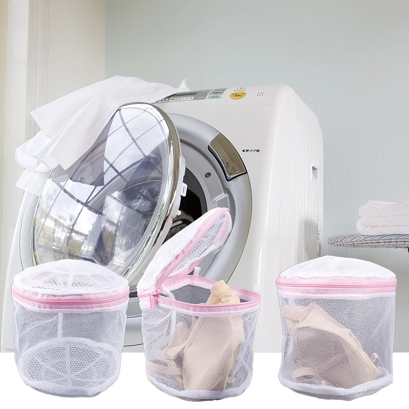 

Lingerie Washing Home Use Mesh Clothing Underwear Organizer Washing Bag Useful Mesh Net Bra Wash Bag zipper Laundry Bag