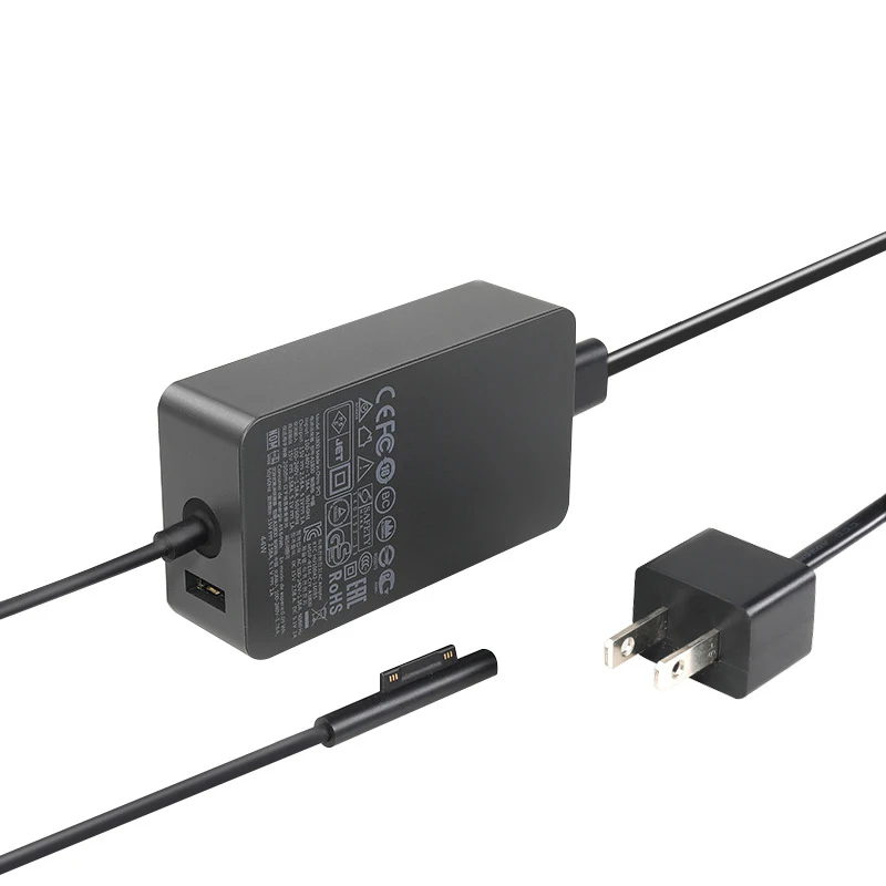 Высококачественное 15 V 4A 65 W зарядное устройство с адаптером переменного тока для планшета microsoft Surface Pro 4 для поверхностного книжного блока питания с usb-портом 5 V