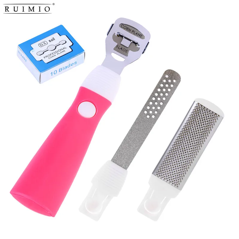 RUIMIO Foot Pedicure Kit Callus Corn Hard Skin Remover Shaver Foot File