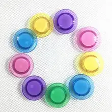 Красочный круглый пустой пластиковый холодильник белая доска магнит