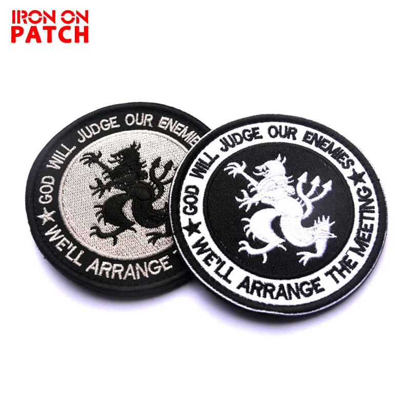 Navy Seals God Will Judge Our Enemy PATCH Usa Military Tactical Morale Badge Hook &amp Loop Backpack Embroidered pride Patches | Дом и сад