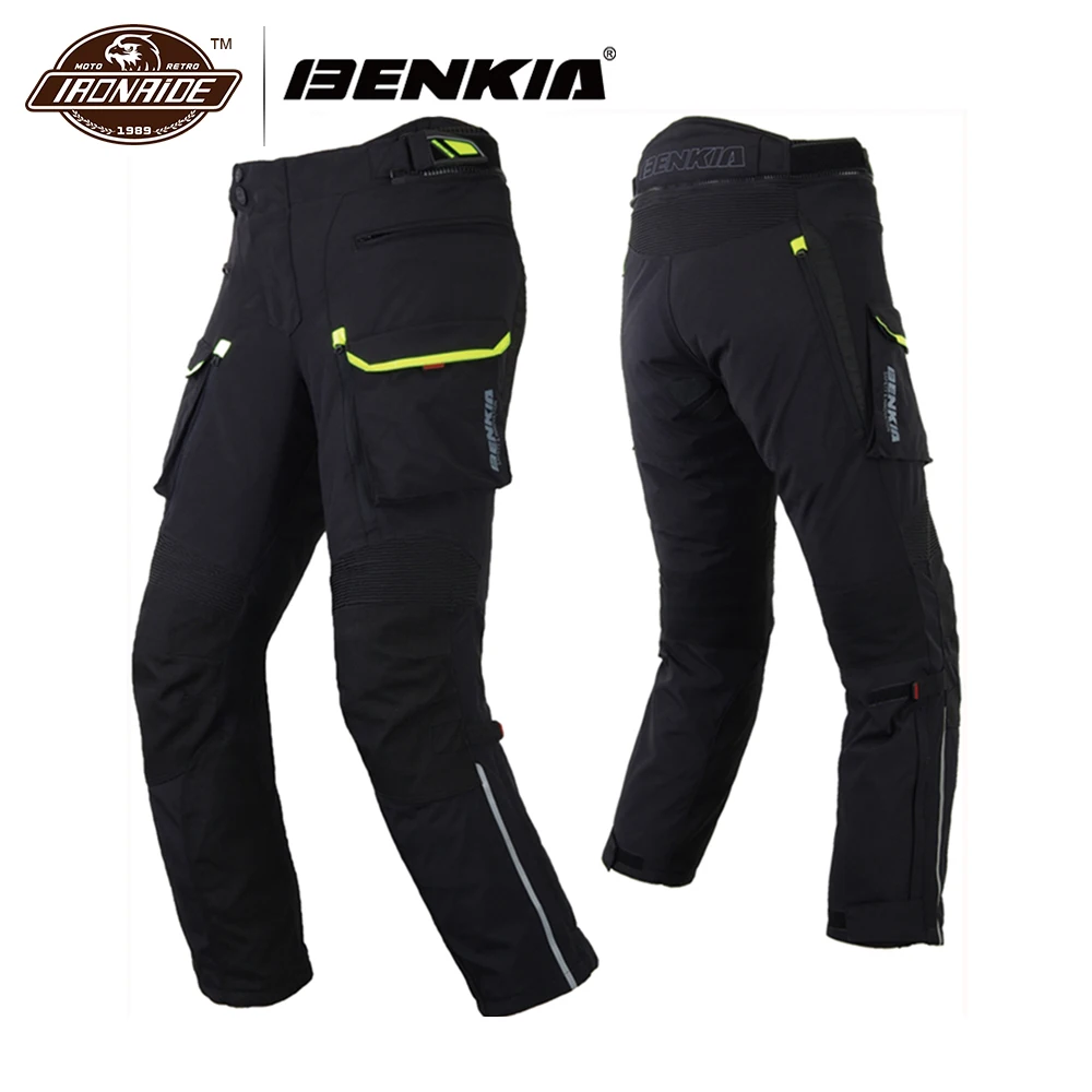 

BENKIA Winter Motorcycle Pants Motocicleta Motocross Pants Pantalon Moto Racing Trousers Detachable Liner