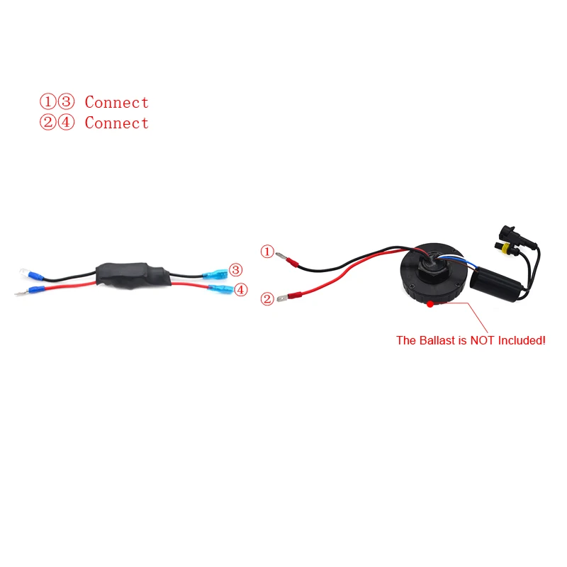 SUKIOTO 2PCS HID Warning Canceller Decoder Car Light Round Xenon Ballast Decoder For 35W 55W Xenon H1 H3 H7 H11 HB3 HB4 Bulb Kit (3)