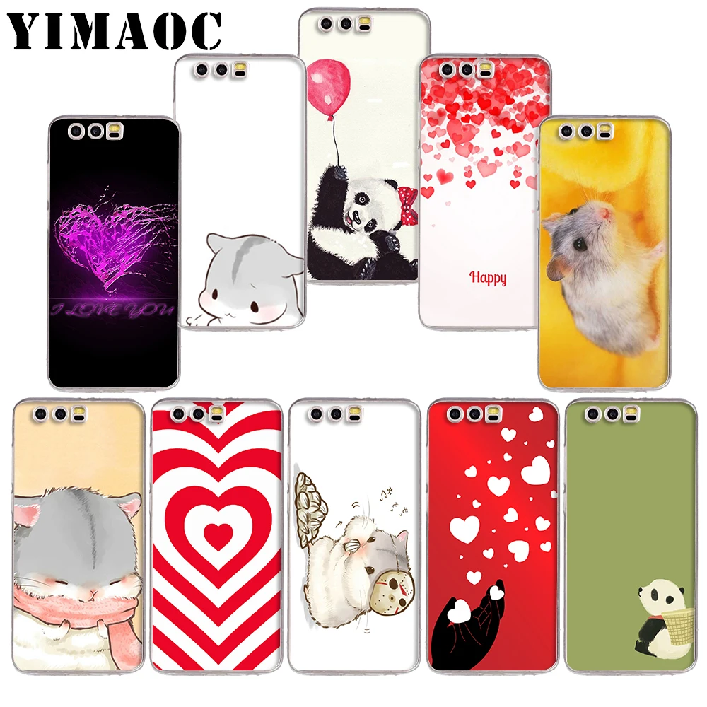 

YIMAOC 237z Panda Hamster Cute Soft TPU Case for Huawei Honor 10 9 lite 7A Pro 7C 7X 8X Nove 3 3i
