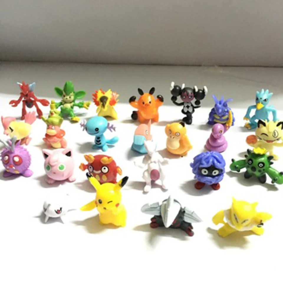 Pokemon GO figuras 3cm sets ♦ lotes de 24 48 72 96 144 figuras ♦