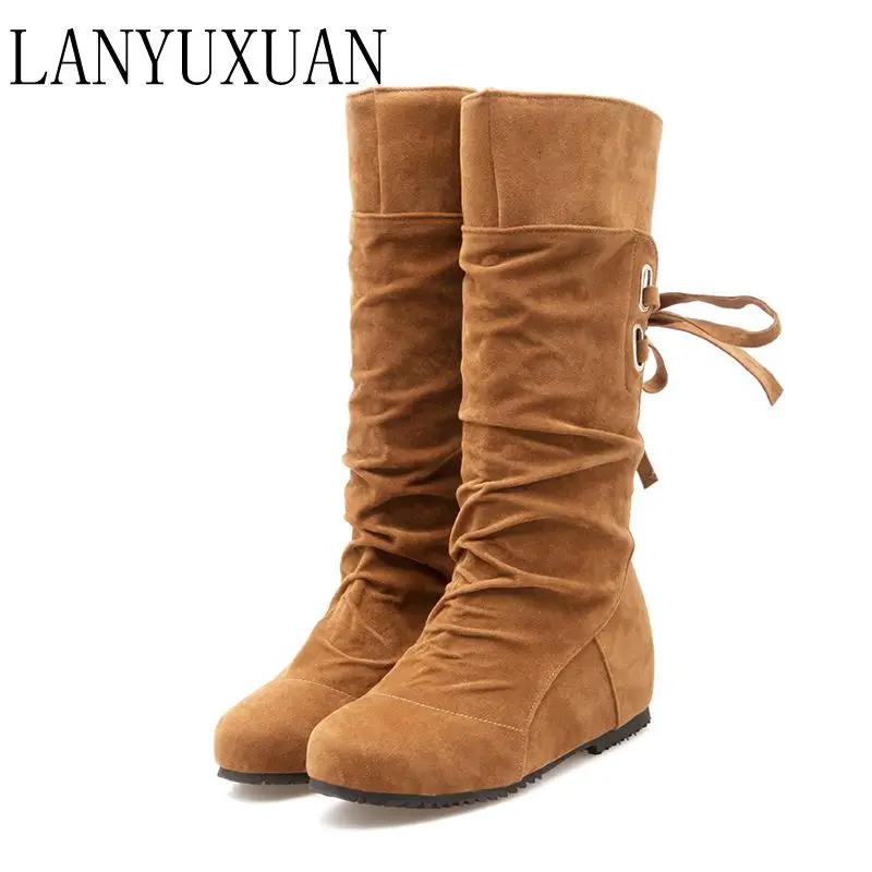 Женские высокие сапоги до бедра botas masculina zapatos mujer chaussure femme обувь больших размеров