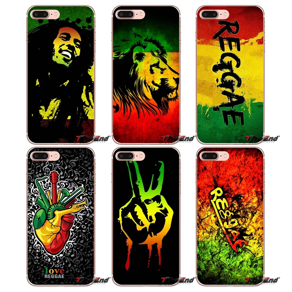 Для Apple iPhone X 4 4S 5 5S SE 5C 6 6S 7 8 Plus 6Plus 7plus 8plus Fundas Coque bob marley rasta lion reggae силиконовый чехол |