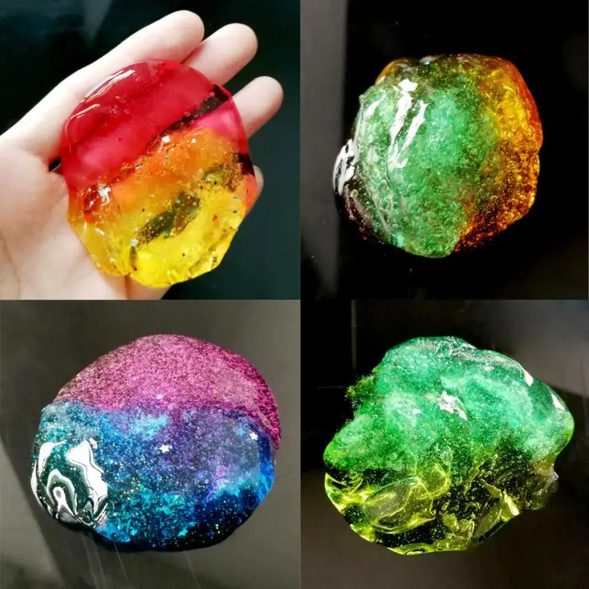 magic slime Pill Crystal Mixing Cloud Slime Scented Toy Funny Gadget