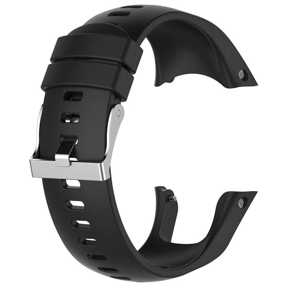Новинка, сменный силиконовый ремешок для часов SUUNTO Spartan, тренировочный, наручные, спортивные часы с инструментами - Цвет: black