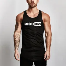 Новые летние фитнес мужские майки бодибилдинга спортивные майки Singlet брендовая одежда без рукавов рубашки мужские майки