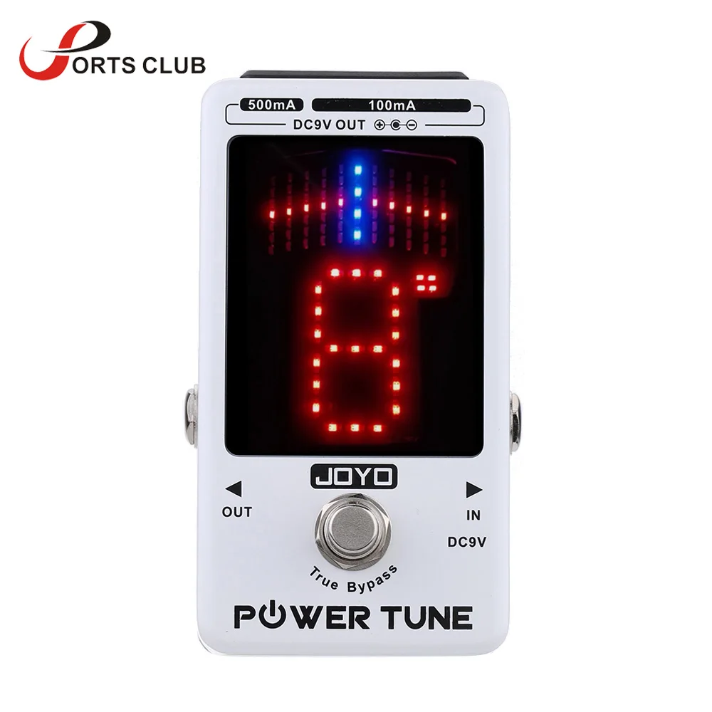 

JOYO Power Tune Electric Guitar Bass Tuner & 8 Port Multi-power Power Supplier Effect Power Tune True Bypass Top Quality