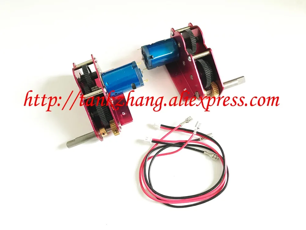 

HENG LONG 3888/3888A-1 RC tank German King Tiger 1/16 spare parts No.Driving gearbox with high speed motors-bearing version D