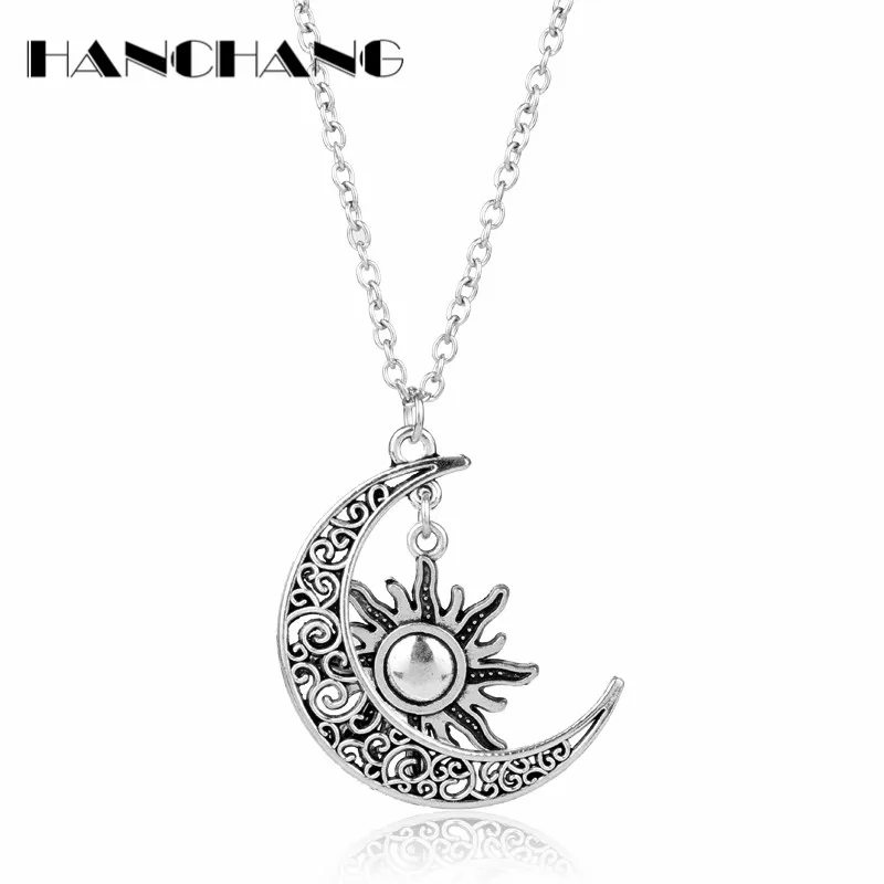 

Movie Jewelry Game of Thrones Necklace Moon of My Life Necklace Sun and Star Pendants Necklaces for Women Man Vintage Style