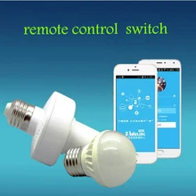 Sonoff E27 Slampher RF WiFi 433MHz Wireless Smart Light Lamp Bulb Holder Smart Home Remote Control via IOS Android